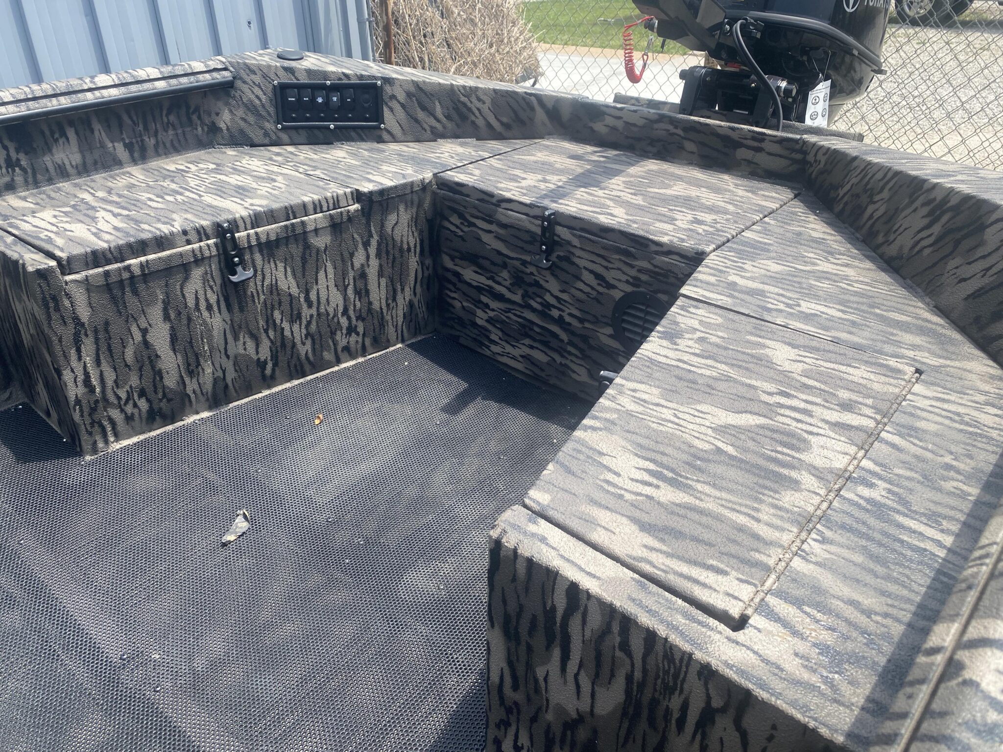 2023 HAVOC 1553 VJST in Mossy Oak Bottomland Camo Bust'Em Boat Works