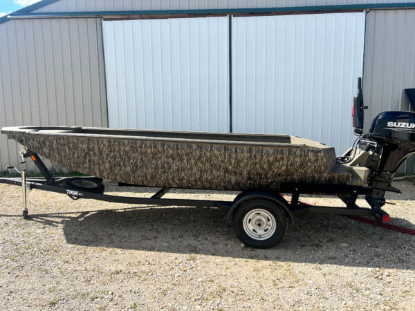 2025 THOR TIMBER HAMMER 1754 w/ SUZUKI 60 HP with Big Tiller Handle on Premium Steel Trailer-NOW AT DEALER COST