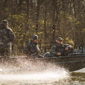 Excel Shallow Water F4 Step Deck Transom Hunting and Fishing Boat